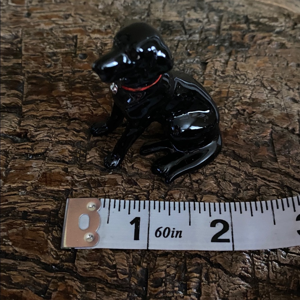 🐕🦺Vintage🐕🦺Black Lab Dog Figurine - Picture 9 of 10